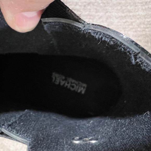 Michael Kors Black Rain Boots Ankle Chelsea Booties Women's Designer 7L 37EU - Picture 8 of 11